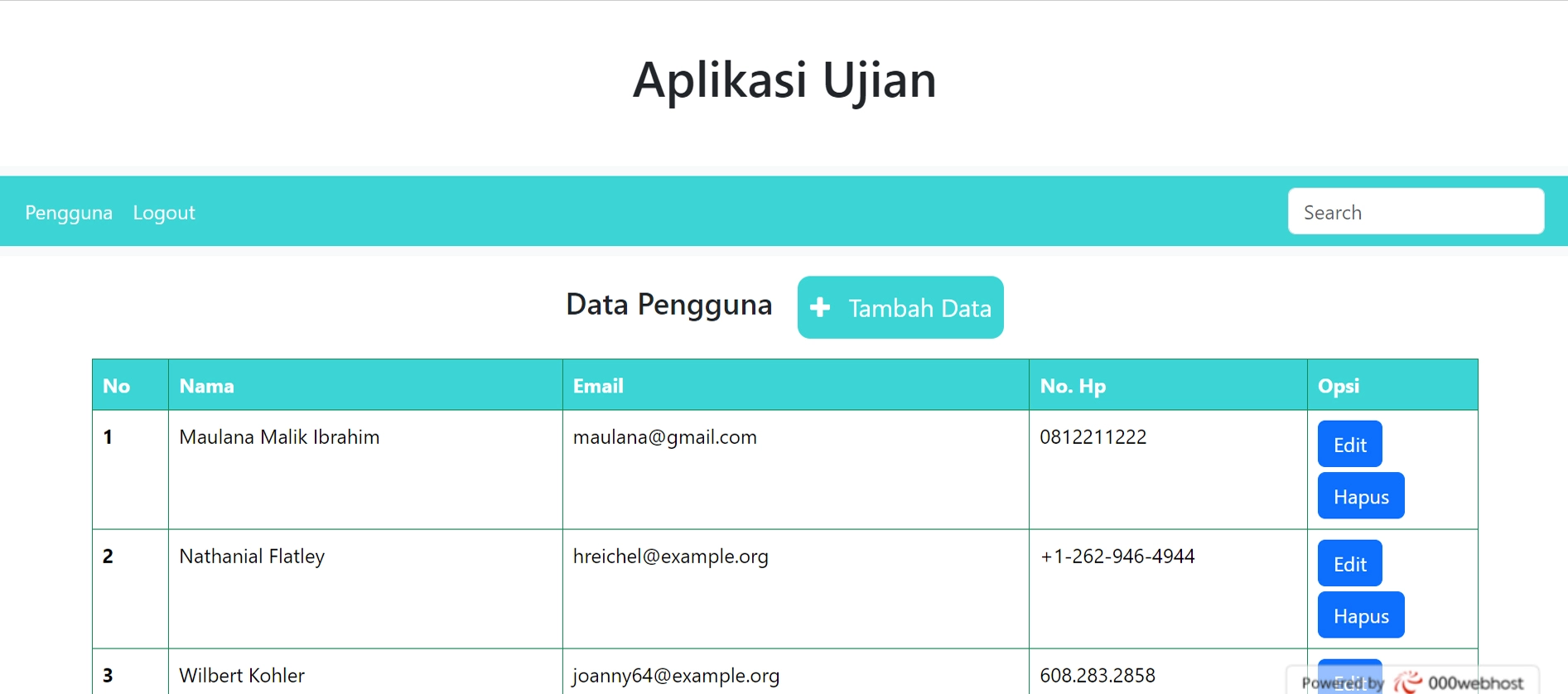 Web Belajar Laravel 1